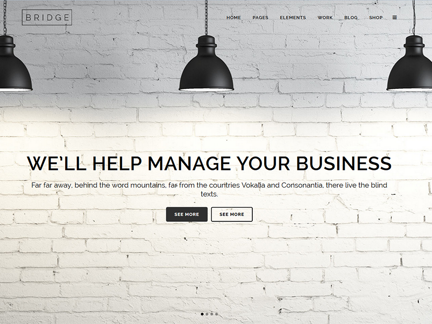 Bridge - Creative Multi Purpose WordPress Theme